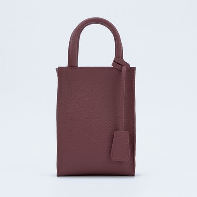 Сумка женская через плечо TEXTURA, маленький размер, цвет бордовый