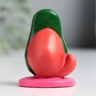 Фигурка полистоун «Кот в костюме авокадо», 7 см - фото 47130297