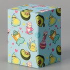 Фигурка полистоун «Кот в костюме авокадо», 7 см - фото 47130299