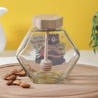 Баночка для меда «Правильный мёд», 410 мл - Фото 3