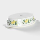 Форма для выпечки из Доляна «Лимон», 30.5×18 см, овальная, жаропрочная керамика, белая - Фото 3