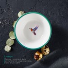 Рамекин из жаропрочной керамики Доляна «Тропики», 250 мл, d=11 см - Фото 1