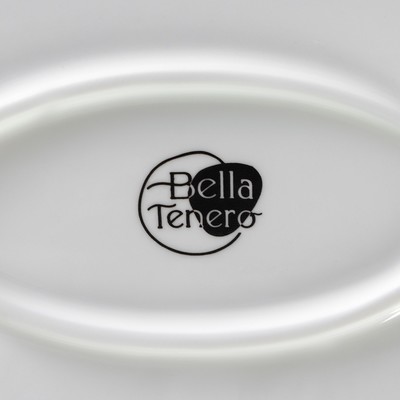 Форма для запекания BellaTenero, 1.2 л, 28.4×16.3×6.2 см, с бамбуковой крышкой, керамика, белая