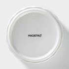 Набор рамекинов из жаропрочной керамики Magistro «Каспар», 6 предметов: 200 мл, цвет белый - Фото 5