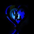 Световой декор на подвеске «Сердце» 14×13×2 см - фото 6436499