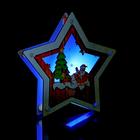 Световой декор на подвеске «Звезда» 18×18×2 см - фото 9348917