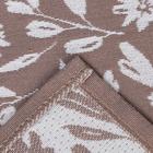 Салфетка "Этель" Flowers brown 30х45 см вид 1, 35% хл 65% пэ, 370 г/м2 - Фото 4