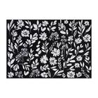Салфетка на стол «Этель» Flowers black, 30×45 см, 370 г/м², чёрная - Фото 2