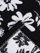 Салфетка "Этель" Flowers black 30х45 см вид 1, 100% пэ, 370 г/м2 - фото 809487369