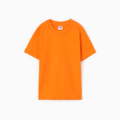 Футболка детская, оранжевая, рост 98 см