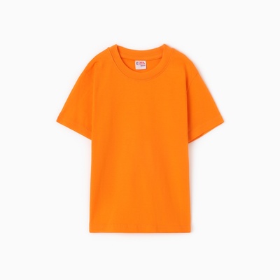 Футболка детская, оранжевая, рост 104 см