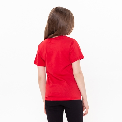 Футболка детская, красная, рост 110 см