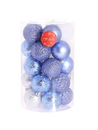 Ёлочные игрушки «Метелица» звёздочки, d=6 см, 25 шт., МИКС 6490368