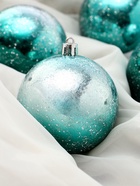 Ёлочные игрушки «Джейн космос», шары новогодние, d=8 см, 4 шт., изумрудный - Фото 2