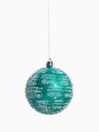 Ёлочные игрушки «Джейн», шары новогодние, набор 3 шт., d=8 см, голубой - Фото 4