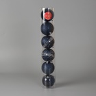 Ёлочные игрушки «Джейн - холод», шары новогодние, d=8 см, набор 6 шт. синий - Фото 2