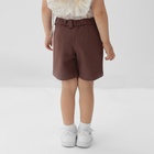 Шорты для девочки MINAKU: Casual collection KIDS цвет шоколадный, рост 110 - Фото 5