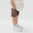 Шорты для девочки MINAKU: Casual collection KIDS цвет шоколадный, рост 122 - Фото 4
