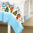 Скатерть новогодняя одноразовая «Зимовье», 120×180 см - Фото 2