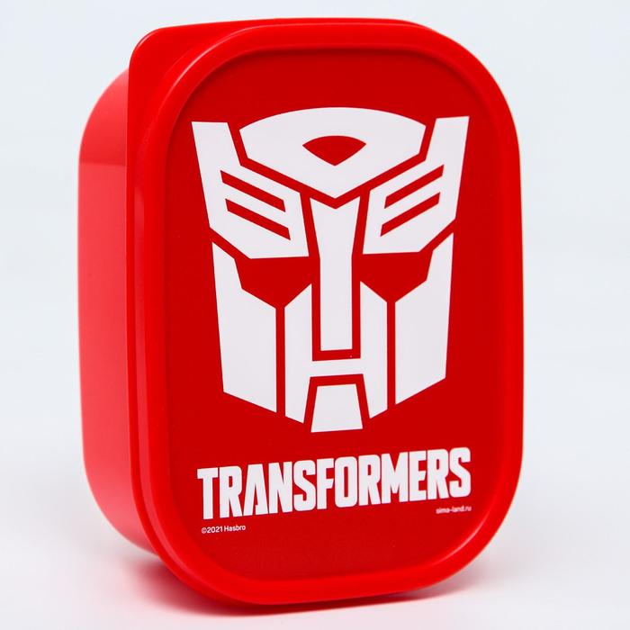 Ланч-бокс прямоугольный 0.5 л, Трансформеры - Фото 1