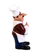Садовая фигура из полистоуна «Шеф - повар с подносом», 15×36×62 см  (артикул 6624168)  большой выбор товаров оптом и в розницу по низким ценам с доставкой