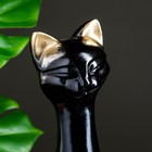 Фигурка гипс «Кот», чёрная в золоте, 14×40×15 см 7007886 - фото 9304962