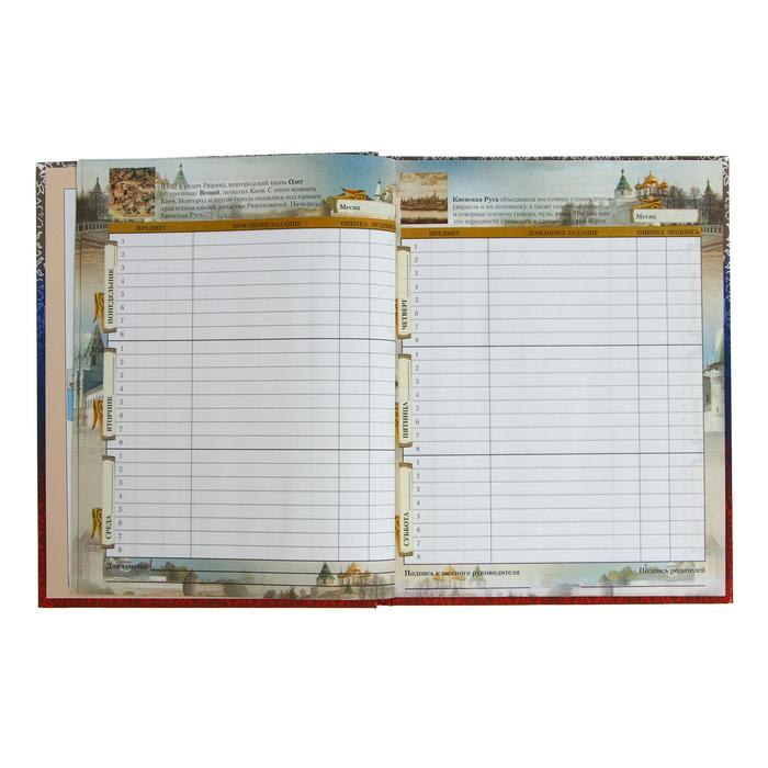 Дневник российского школьника для 5-11 классов, твердая обложка 7БЦ, глянцевая ламинация, 48 листов - фото 1898465448