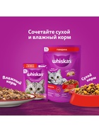 Влажный корм Whiskas для кошек, с курицей, желе, 75 г - Фото 6