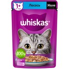 Влажный корм Whiskas для кошек, с лососем, желе 75 г - Фото 11