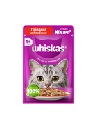 Влажный корм Whiskas для кошек, говядина/ягненок в желе, пауч, 75 г - Фото 2