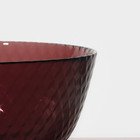 Салатник стеклянный «Идиллия», d=23 см, цвет лилак - Фото 3