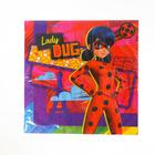 Салфетки бумажные «Леди Баг и Супер-Кот», трехслойные, 33х33 см, набор 20 шт. - Фото 3