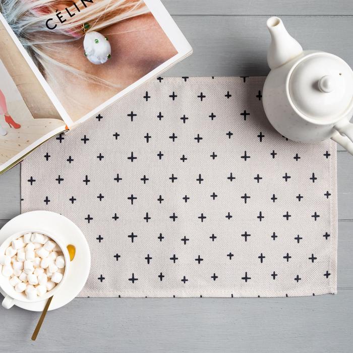 Салфетка на стол «Доляна. Звездочки», 30×45 см - Фото 1