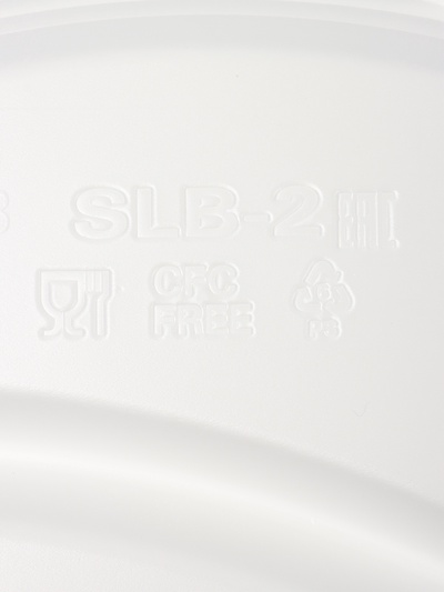 Ланч - бокс одноразовый, 24,7×20,6×7 см, 2 секции, белый