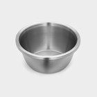 Миска Hanna Knövell «Проф», 1.8 л, 20×9 см, матовая, толщина стали 0.6 мм, нержавеющая сталь - Фото 2