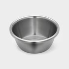 Миска «Проф», 2.3 л, 22×9 см, матовая, толщина стали 0.6 мм, нержавеющая сталь - Фото 2