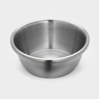 Миска Hanna Knövel «Проф», 3 л, 24×9.5 см, матовая, толщина стали 0.6 мм, нержавеющая сталь - Фото 2