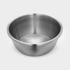 Миска Hanna Knövel «Проф», 4 л, 26×10.5 см, матовая, толщина стали 0.6 мм, нержавеющая сталь - Фото 2