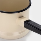 Ковш эмалированный, 1 л, цвет слоновая кость - Фото 5