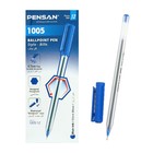 Ручка шариковая масляная Pensan Triball, узел-игла 0.5 мм, шестигранная, чернила синие - Фото 5