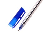 Ручка шариковая масляная Pensan Triangle, узел 1.0 мм, трёхгранная, чернила синие - Фото 6