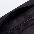 Косметичка на молнии, с подкладом, наружный карман, цвет чёрный - Фото 3