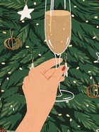 Ланч - бокс новогодний «Бокал», 150 мл 6756925