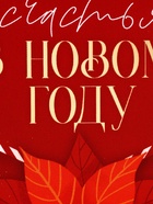 Ланч - бокс новогодний «Счастья в новом году», 150 мл 6756927