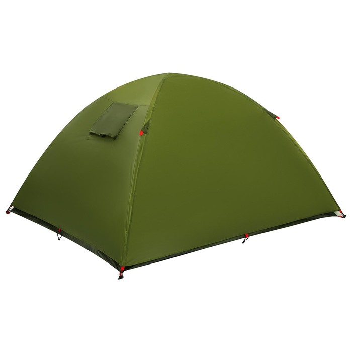Палатка туристическая Maclay MALI 3, р. 255х180х120 см, 3-местная, двухслойная - фото 1905811735