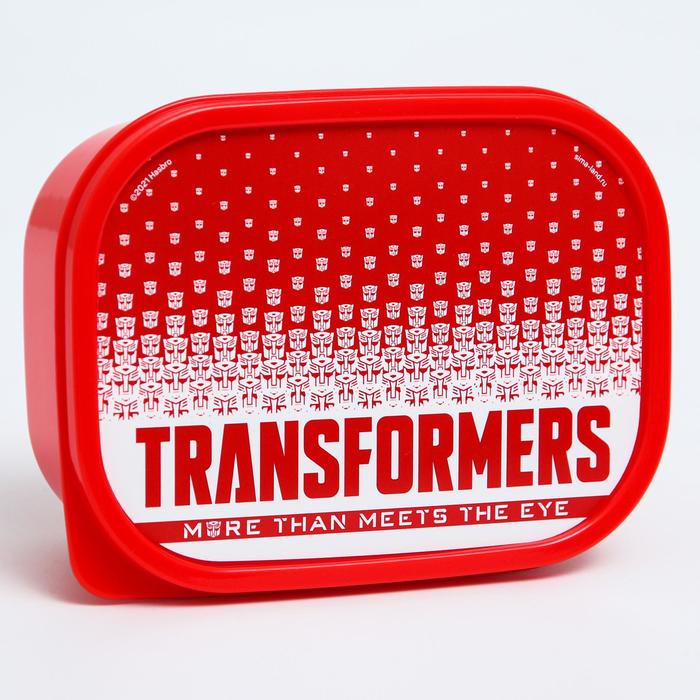 Ланч-бокс прямоугольный Transformers 0.5 л, Трансформеры - Фото 1