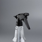 Распылитель парикмахерский, 500 мл, чёрный, прозрачный - Фото 3