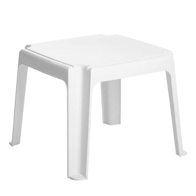 Столик для шезлонга "Элластик", белый,  45 х 45 х 38 см