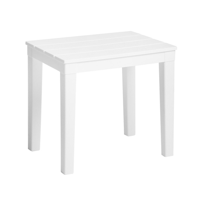 Столик для шезлонга "Прованс", белый, 40 х 30 х 37 см - фото 1908720192
