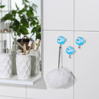 Набор крючков на липучке Доляна «Рыбки», 3 шт, цвет МИКС - фото 809657527